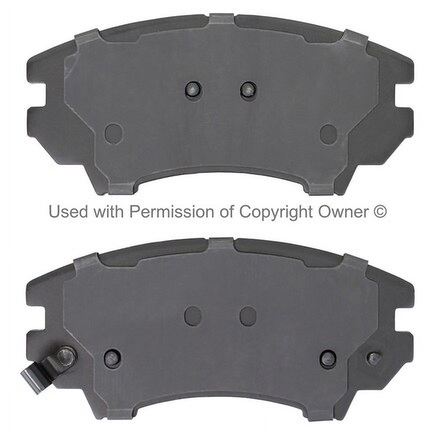 Mpa Electrical 1003-1404C Quality Built Disc Brake Pad Set Black Series,