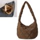 thumbnail image 5 of Bolso Mano para Mujer Bolso Hobo Hinchado Bolso Informal Con (marrón), 5 of 9