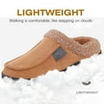 thumbnail image 3 of Ecetana House Slippers for Men Memory Foam Fuzzy Slippers Non Slip House Shoes for Men Indoor/Outdoor, 3 of 7