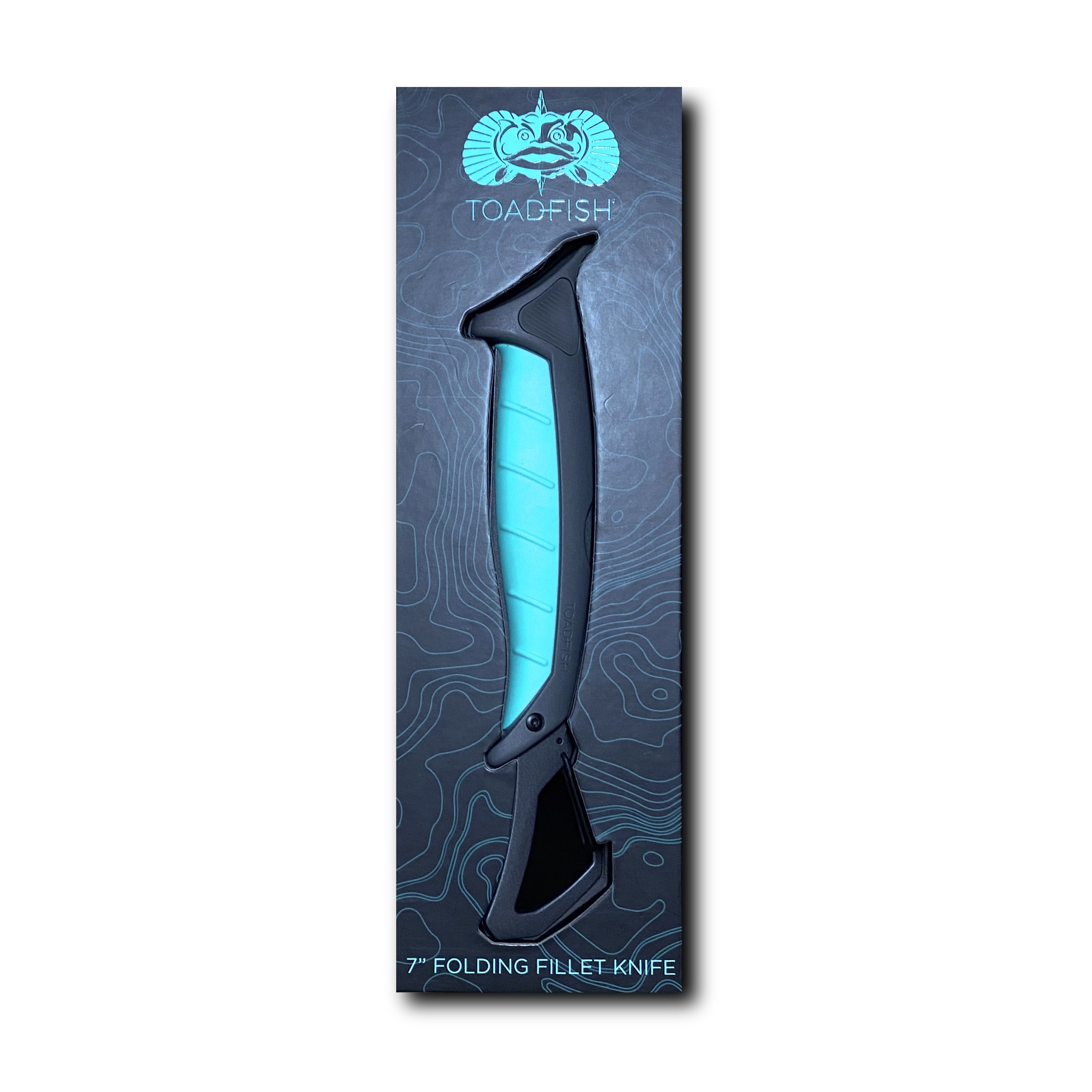 Toad Fish 7" Stainless Steel Folding Fillet Knife