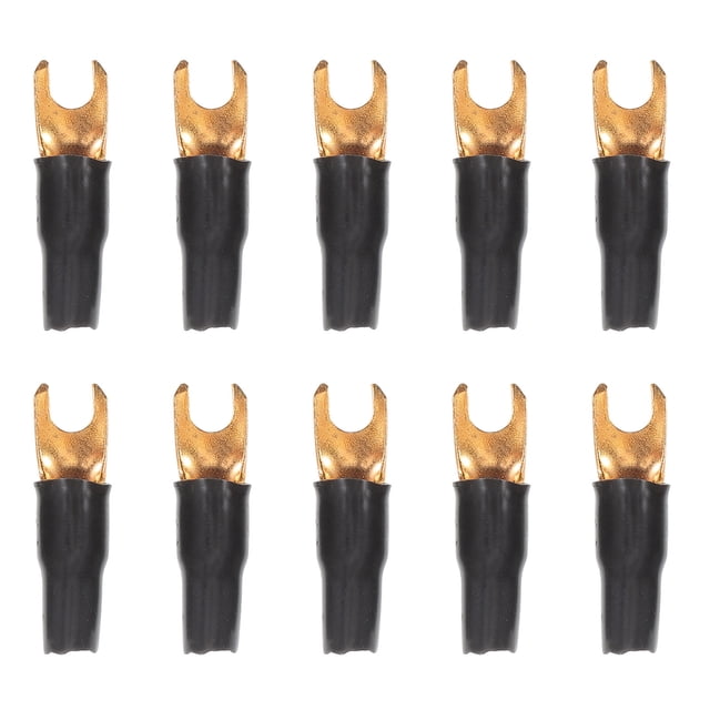 BESTYASH 10Pcs Precision UT Terminal Fork Spade Wire Connectors For Motorcycle Audio Equipment