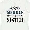 thumbnail image 4 of Inktastic Middle Sister Announcement Girls Toddler T-Shirt, 4 of 5