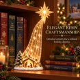thumbnail image 6 of Christmas Shelf-Edge Lighted Scene Decor, Glowing Holiday Shelf Display for Christmas, Magical Waterfall String Light Christmas Tabletop & Bookshelf Decor for Cabinet & Fireplace (C), 6 of 6