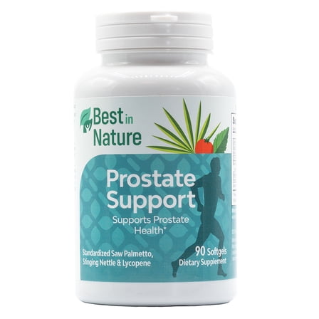 Prostate Support - 90 Softgels with Saw Palmeto, Zinc for Men's Health