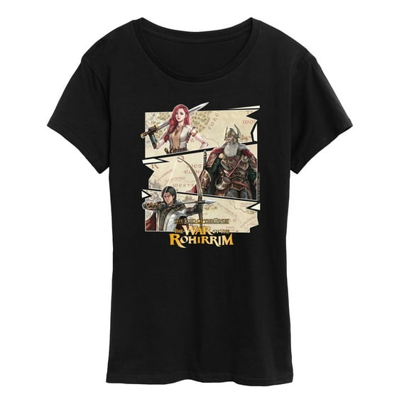 Lord of the Rings: War of the Rohirrim -  Group Panels - Women's Short Sleeve Graphic T-Shirt