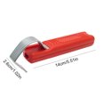 thumbnail image 4 of Pelacables Herramienta Desmontaje Electricista Cuchillos Ajustable Rojo, 4 of 9