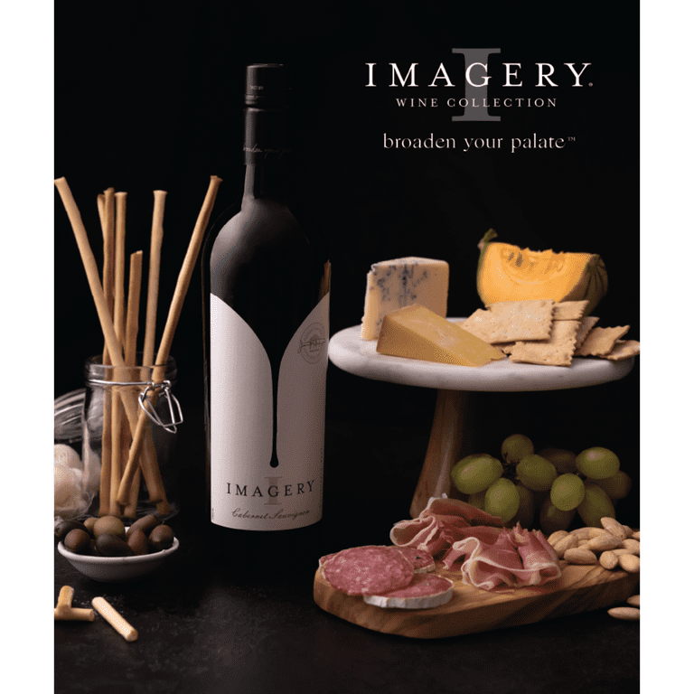 Imagery Cabernet Sauvignon California Red Wine, 750 ml Bottle, 14% ABV