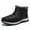 Black, variant on YOURDIARY Womens Winter Snow Boots Ankle-High Boots Warm Fur Lined Waterproof Insulated Slip-On Outdoor Shoes
