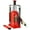 Red, variant on 20 Ton Air Hydraulic Bottle Jack, with Manual Hand Pump Used for The Maintenance of Automobiles, Agricultural Vehicles, Heavy Trucks, Mobile Machinery, and Heavy Equipment