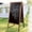 Dark Brown-1, variant on Double-sided A-frame chalkboard, wooden standing design with magnetic function. Ideal for coffee shop menu display, home decor and holiday gifts.