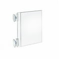 thumbnail image 3 of Two-Sided Acrylic Sign Holder with Suction Cup Grippers 5.5"W x 8.5"H, 10-Pack, 3 of 4
