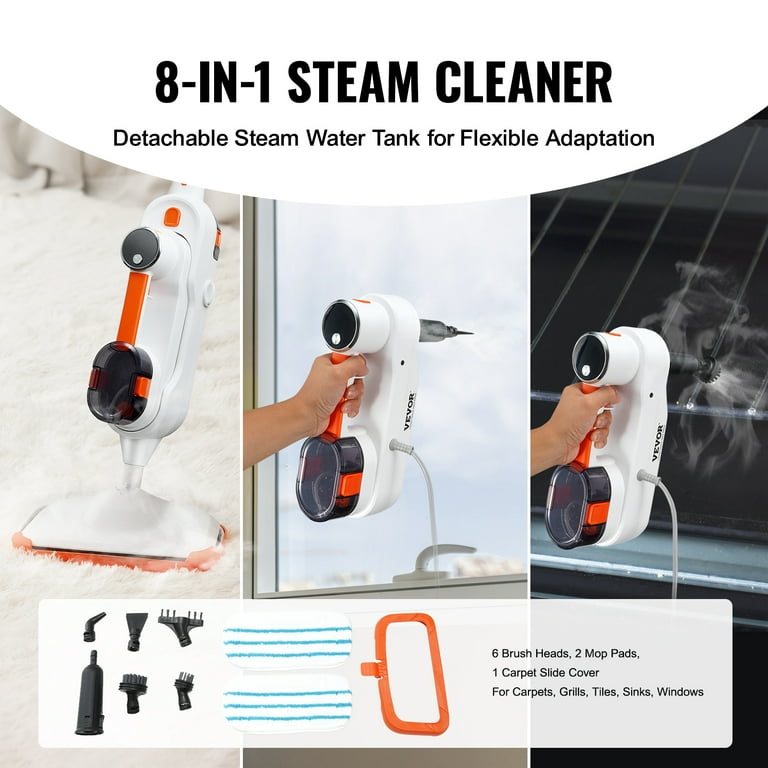  Steam Mops for Floor Cleaning, WICHEMI 5 In 1