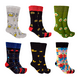 thumbnail image 1 of Calcetines De Vestir Caballero Colores Locos SET de 6 Pares Mad socks Calcetines vestir locos, 1 of 3