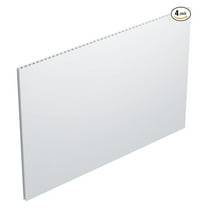 Corrugated Plastic Sheets - 24 x 36 inches - 4 Pack - Acoustic Foam Backing - Outdoor Yard Sign