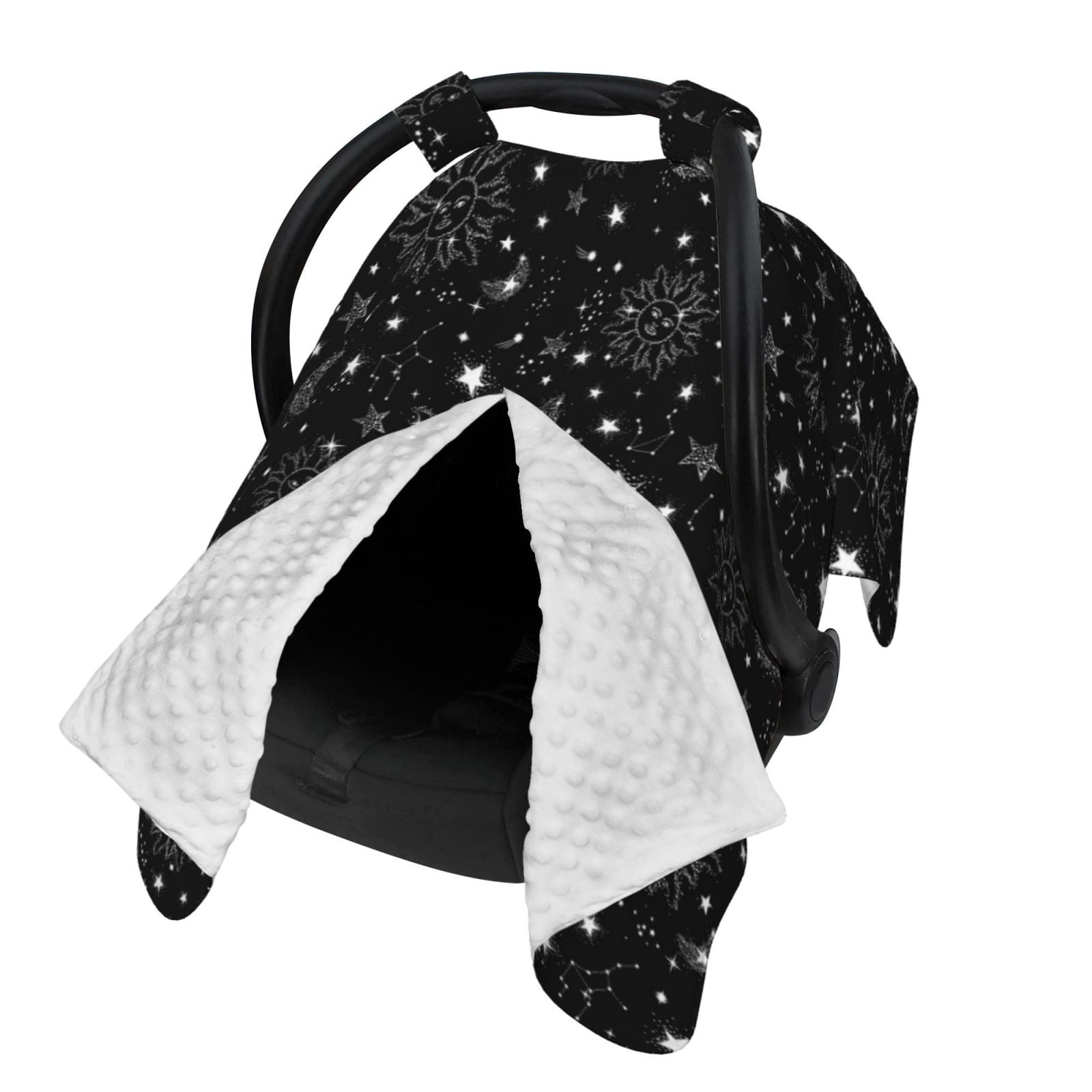 Naloa Space Galaxy Baby Car Seat Cover, Breathable Baby Carrier Cover, Multiuse Baby Carrier Cover & Nursing Breastfeeding Cover