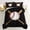Black-B, variant on Marble Printed Comforter Sets Queen,Retro Style Watercolor Artwork Design for Bedroom Decor.Bed Comforter for Girls Women with 2 Pillowcases.