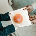 thumbnail image 5 of 200 Pcs Waxed Paper Bread Bags Candy Bar Wrappers Sandwich Loaf Pipping Portable White, 5 of 6