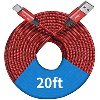 15 Foot Extra Long USB-C Charger Cable - Fast Charge & Sync For Android Phones, Tablets 8 thumbnail image