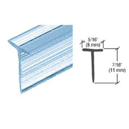 Crl Translucent Shower Door Vinyl T Seal And Sweep For 7 16 Crl Translucent Shower Door Vinyl T Seal And Sweep For 7 16 Maximum Gap 32 5 8 In Long Very Por Single Leg By C R Laurence