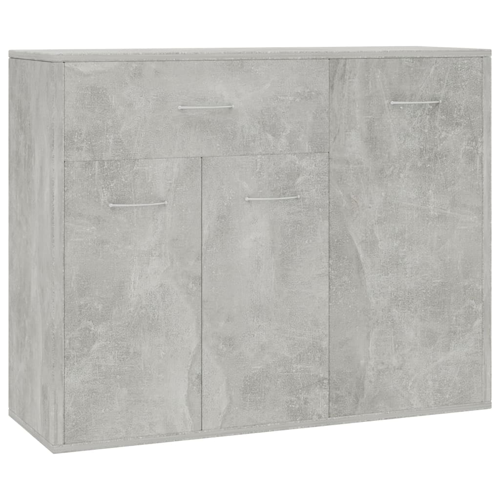 Kepooman Buffet Sideboard, Storage Cabinet for Kitchen, Home Tableware Organizer with Adjustable Shelf, Light Gray Kepooman Buffet Sideboard, Storage Cabinet for Kitchen, Home Tableware Organizer with Adjustable Shelf, Light Gray