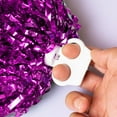 thumbnail image 6 of YEAHDOR Girls Cheerleading Outfit Shiny Sequins Dress with Shorts Pompoms Set for Halloween Dress Up Party, 6 of 7