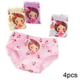 thumbnail image 2 of WOLLED 2-12 years Girls Underwear 4 Pack for Kids Various Print Panties Boxer Jock Toddler Cotton Boxer Briefs, 2 of 10