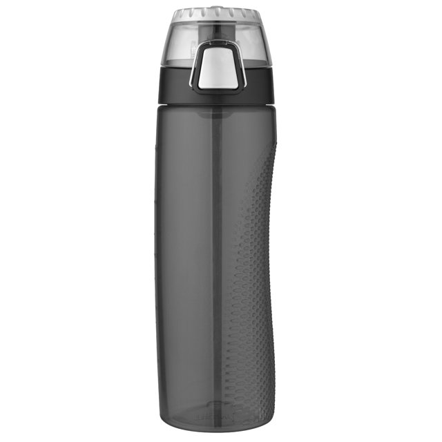 Botella de hidratación THERMOS Tritan 710 ml color humo con medidor