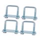 thumbnail image 5 of 4 soportes de perno en U de metal resistentes para veleros, camiones y remolques 794 x 105 centímetros, 5 of 8