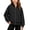 Black, variant on Sweatshirt Boys Full Zip Up Long Sleeve Warm Uniform Sweatshirt Fall Winter Fashion Jacket With Pocket Size 4T-15
