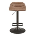 thumbnail image 2 of Koa PU Gaslift Swivel Bar Stool, (Set of 2), 2 of 5