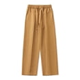 thumbnail image 1 of Zszcpp Work Pants Men Large Size Loose Ice Silk Suit Spring Wide Leg Straight Long Trousers Casual Trouser, 1 of 9
