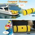 thumbnail image 6 of Costway 3-Layer Tear-proof Water Mat Floating Pad Island Water Sports Relaxing Yellow, 6 of 9
