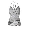 thumbnail image 5 of sususu Work Out Tank Tops for Women Sleeveless Athletic Tank Tops Open Back Undershirt Yoga Workout Casual Athletic Stretch Racerback Breathable Tee Grey XXL, 5 of 7