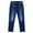Blue-2461, variant on KIDSCOOL SPACE Boy Jeans,Little Kid Ripped Elastic Band Inside Slim Fit Denim Jeans Pants,Blue,6-7 Years