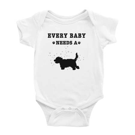 

Every Baby Needs A Cockapoo Dog Baby Romper Infant For Boy Girl 0-3 Months
