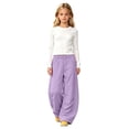 thumbnail image 6 of UAYOTSE Teen Girls Cute Baggy Balloon Pants Pull On Relaxed Fit Sporty Leggings for Daily School Outfits Autumn,Sizes 5-6 Years, 6 of 9