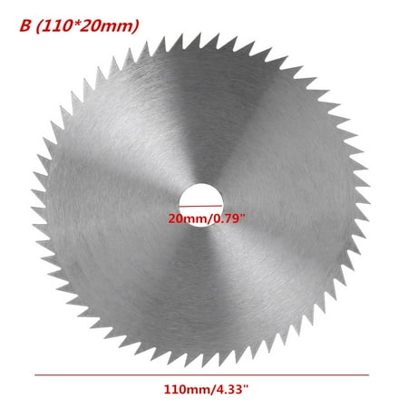 

1pc 110mm Manganese Steel Circular Saw Blade Power Tool Part Wood Cutting Disc