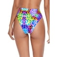 thumbnail image 2 of RELLECIGA Women's High Cut High Waisted Bikini Bottom, 2 of 6
