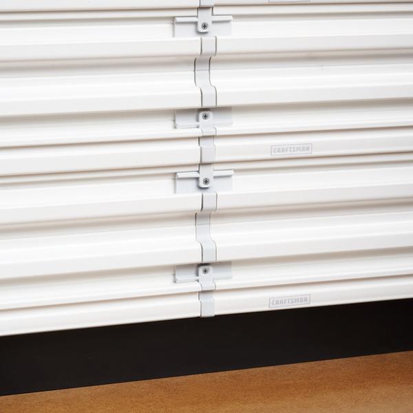 Craftsman VersaTrack Joiners Trackwall 4 Double Up Storage White New