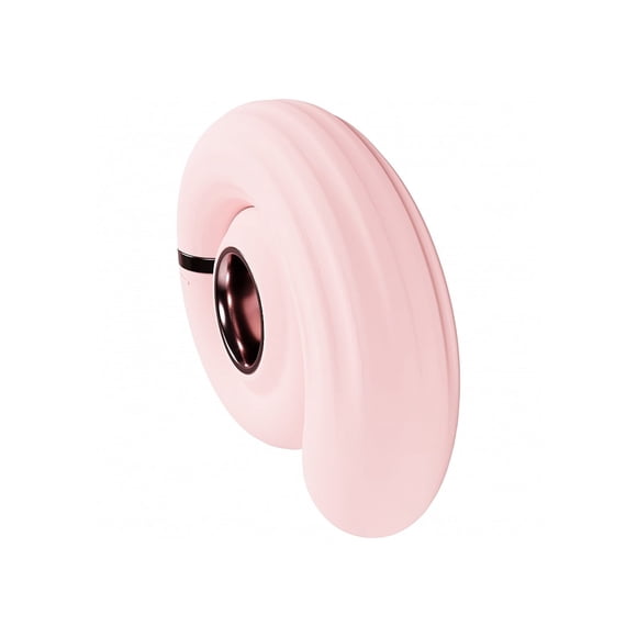 Loveline Tourner 10 Speed Silicone Rechargeable Swirl Clitoral G-Spot Vibrator, Pink