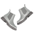 thumbnail image 4 of Bocca Girls Glitter Chelsea Boots Gray Ankle Booties With Zipper 11M, 4 of 6
