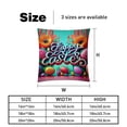 thumbnail image 5 of Easter Velvet Throw Pillow Covers Set of 2 - 16x16, 18x18, 20x20 Inches - Unique Patterns - Bed Pillow Inserts Included for Various Occasions, 5 of 6