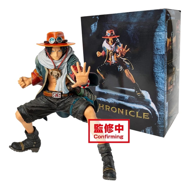 Figura de acción de One Piece Bandai Luffy Portgas D Ace modelo de colección PVC 18cm