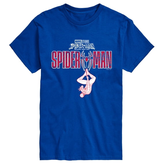 Spider-Man: Brand New Day - Hanging From Logo Pastel - Men's Short Sleeve Graphic T-Shirt