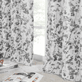 thumbnail image 6 of NICETOWN Blackout Curtains for Kitchen, Watercolor Dots Painting Light Blocking Curtains Thermal Insulated Privacy Drapes for Bedroom, Grey, 52"x63", 2 Panels, 6 of 9