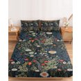 thumbnail image 2 of Twin XL Size Fitted Sheet Set - Spring Floral 2 Piece Bedding Sets 16" Deep Pocket Fitted Sheet with 1 Pillowcases, Summer Daisy Botanical Flowers Brushed Microfiber Hotel Luxury Bed Sheets, 2 of 9