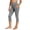 Gray, variant on BRGZLK Girls Capri Leggings 2026 Solid Color High Waisted Soft Comfy Tummy Control Athletic Workout Yoga Pants with Pockets for Daily Gray 10-11 Years