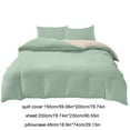 thumbnail image 3 of karymi Suitable for Bed Type in Student Dormitories Comfortable and Soft Four Piece Bedding Set Fresh Color Washed Family Gifts Tailgating Tailgating Weekly flyer, 3 of 6