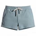 thumbnail image 4 of Yaoyar Men's Summer Striped Short Shorts Solid Color Active Lightweight 2 Inch Inseam Casual Sport Bottoms, 4 of 6