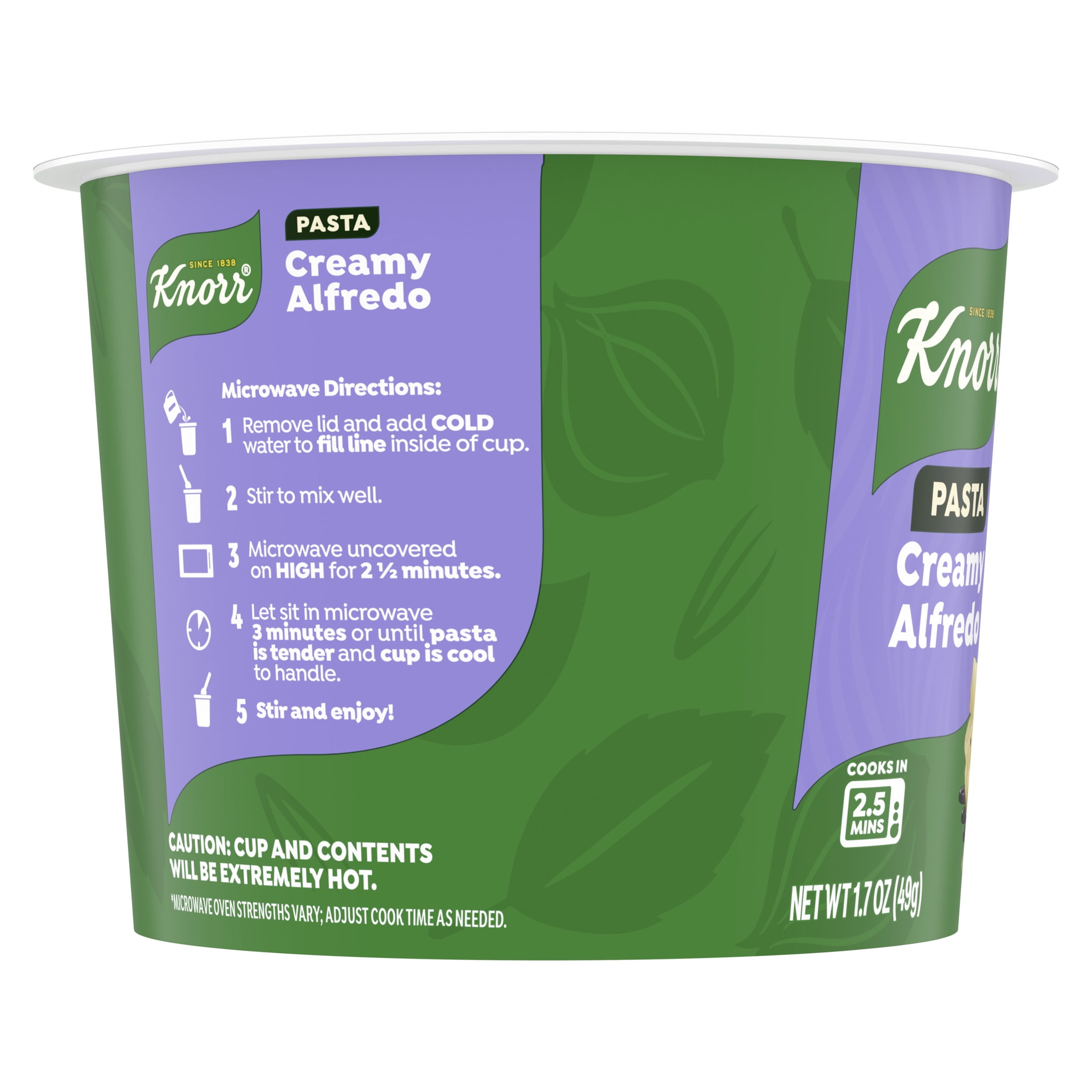 Knorr Sides Creamy Alfredo Pasta Cup 1.7oz, Made With Real Cheese